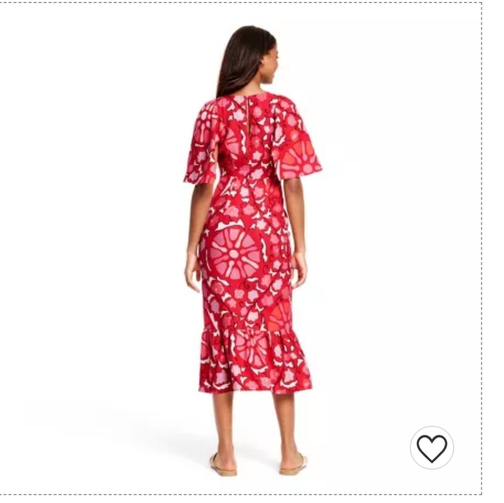 RHODE x Target Zinnia Floral Midi Dress - Picture 2 of 8
